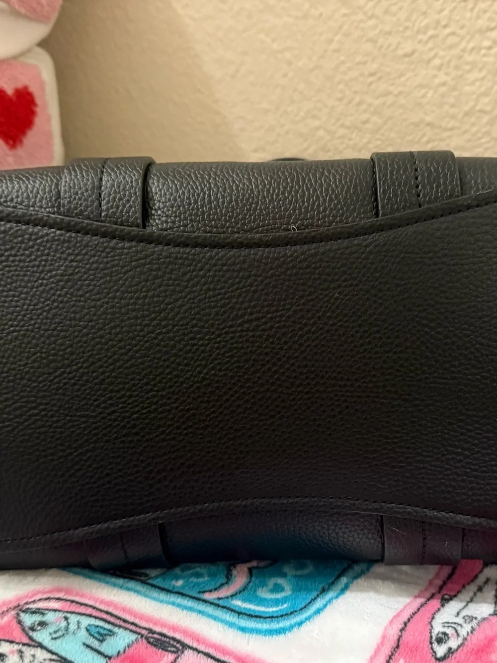 Michael Kors Black Pebbled Small Romee Satchel